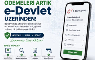 E-Devlet ile Ödeme Kolaylığı